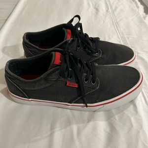Vans Men's Black Canvas Sneakers